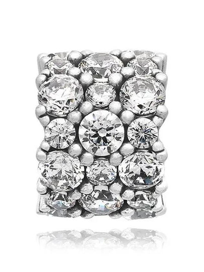 Clear Sparkle Bracelet Charm Silver - PANDORA - BALAAN 2