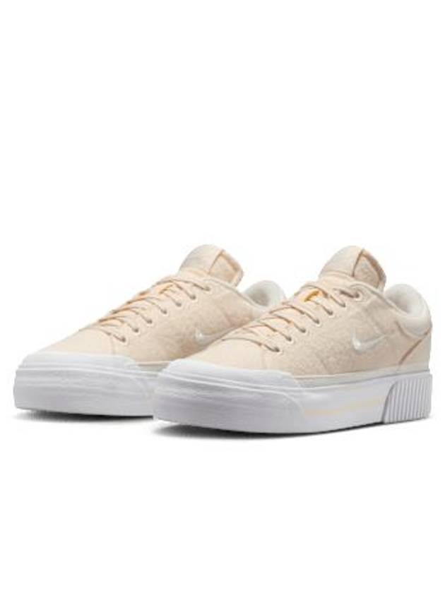 Court Legacy Lift Low Top Sneakers Pale Ivory - NIKE - BALAAN 3