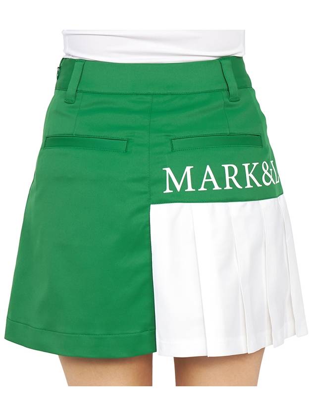 Golf Allure Asymmetry MLW 3A AE05 GREEN Women s Mini Skirt - MARK & LONA - BALAAN 8