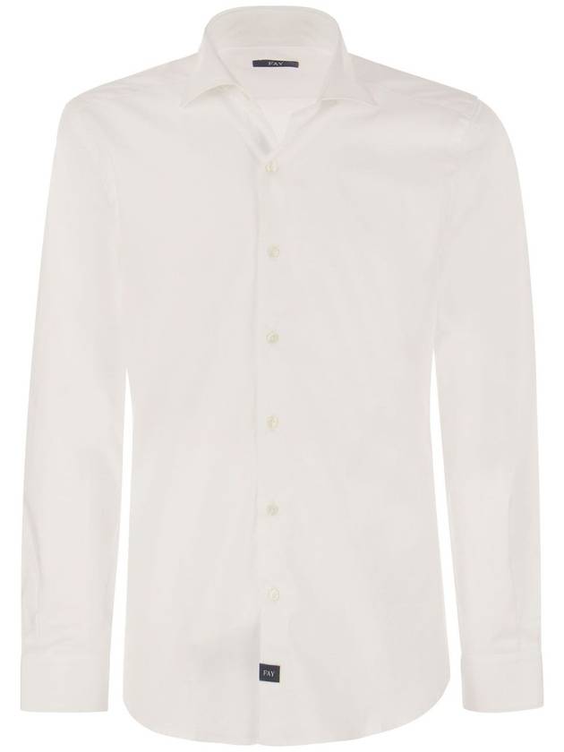 Stretch French collar shirt - FAY - BALAAN 1