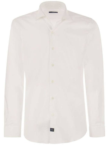 Stretch French collar shirt - FAY - BALAAN 1