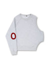 NX Asymmetry Sweatshirts Melange Grey - YOUCHE PRET A PORTER - BALAAN 1