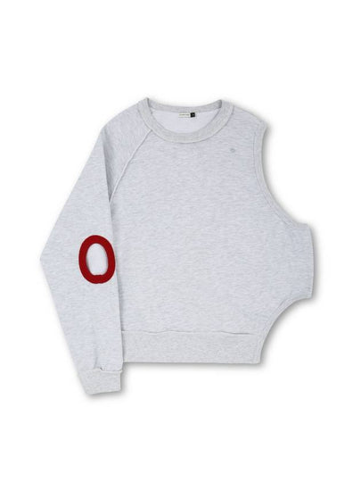 NX Asymmetry Sweatshirts Melange Grey - YOUCHE PRET A PORTER - BALAAN 2