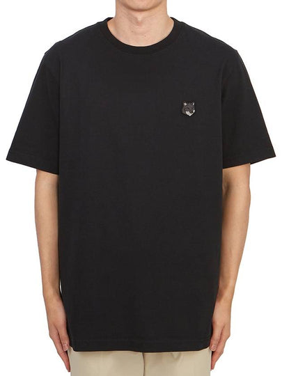 Bold Fox Head Patch Comfort Short Sleeve T-Shirt Black - MAISON KITSUNE - BALAAN 2