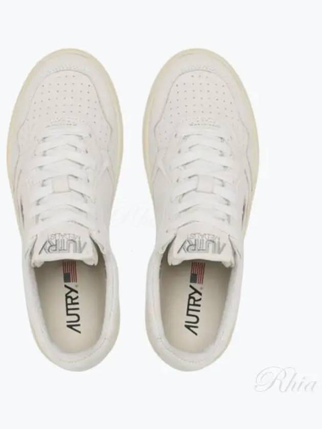 Medalist Goatskin Low Top Sneakers White - AUTRY - BALAAN 2