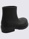 Fireman Rubber Rain Boots Black - BOTTEGA VENETA - BALAAN 4