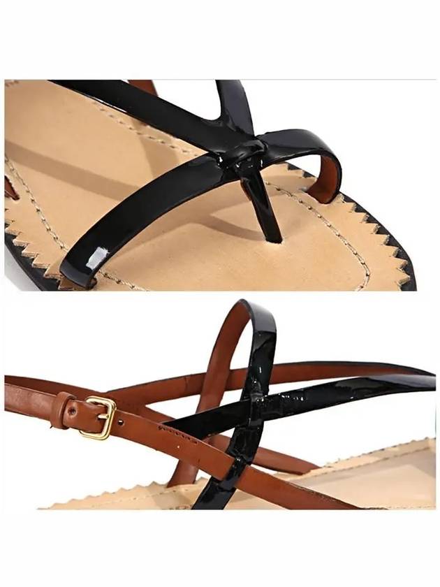 KDY23K 3AP5 F0002 Women s Leather Strap Sandals - CAR SHOE - BALAAN 4