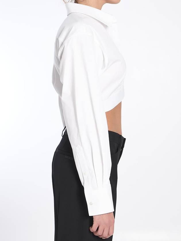 Cropped Shirt With Elastic Band - ALEXANDER WANG - BALAAN 3