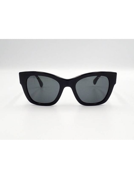 Eyewear Heart Logo Square Sunglasses Black - CHANEL - BALAAN 2