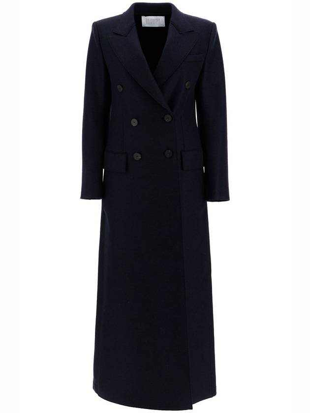 double-breasted pressed wool coat - HARRIS WHARF LONDON - BALAAN 1