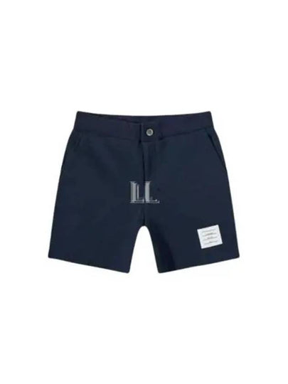 Men's RWB Striped Cotton Bermuda Shorts Navy - THOM BROWNE - BALAAN 2