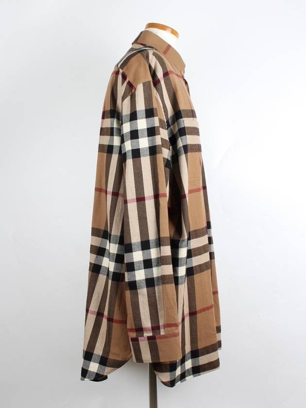 House Check Flannel Shirt XL - BURBERRY - BALAAN 5