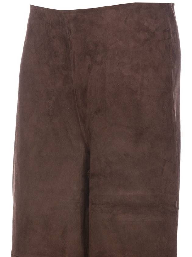 'Karina' Brown Wide Pants In Leather Woman - ARMA - BALAAN 3