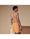 Men s Metallic Swimsuit Ghibre Swim Pants Orange Color - HERMES - BALAAN 8