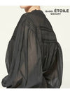 Women's Flalia Cotton Blouse Black - ISABEL MARANT ETOILE - BALAAN 5