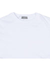 Couture Embroidered Logo Short Sleeve T-Shirt White - DIOR - BALAAN 4