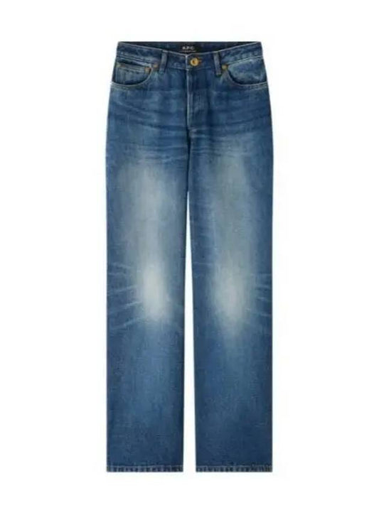 Elisabeth Straight Wide Jean Blue - A.P.C. - BALAAN 2