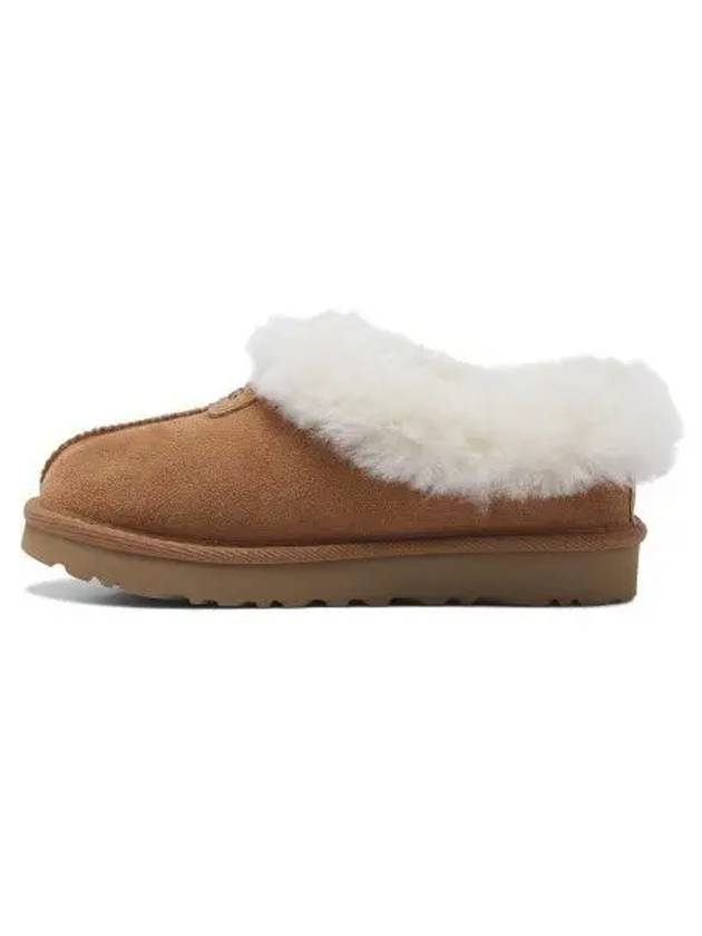 Tazzette Fur Collar Suede Slip-On Chestnut - UGG - BALAAN 2