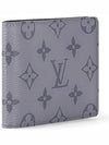 Monogram Eclipse Reverse Slender Half Wallet Grey - LOUIS VUITTON - BALAAN 3