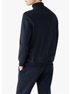 Men's technical pullover knit half zip-up blue navy FAL5721 W000 - LORO PIANA - BALAAN 4