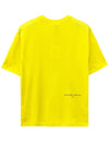 Chicago Graphic Printed Crew Neck Short Sleeve T-Shirt Yellow - IH NOM UH NIT - BALAAN 3