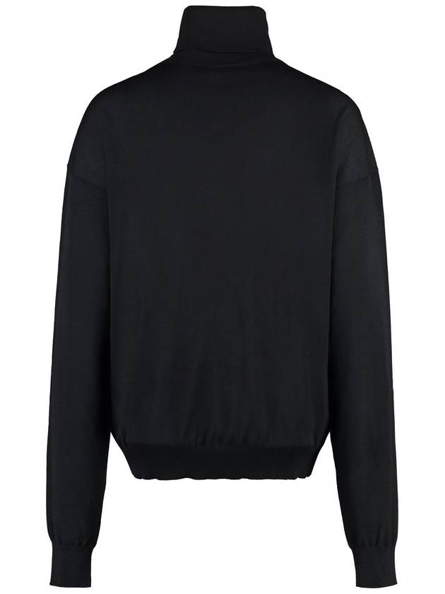 Cassandre Turtleneck Black - SAINT LAURENT - BALAAN 3