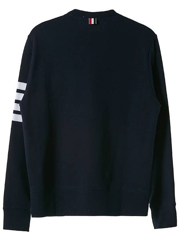 4 Bar Loopback Jersey Sweatshirt Navy - THOM BROWNE - BALAAN 3