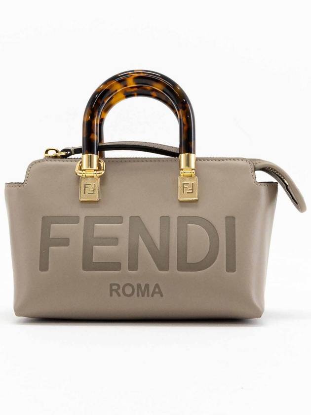 By The Way Small Leather Tote Bag Dark Beige - FENDI - BALAAN 2
