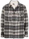 Gerbon Check Long Sleeve Shirt Ecru - ISABEL MARANT - BALAAN.