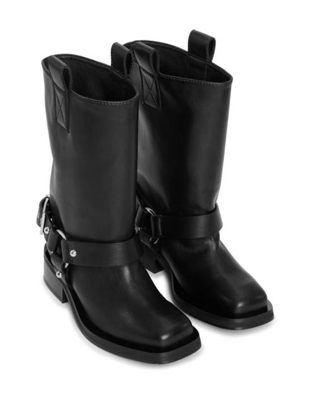 Shaft Boots Middle Boots Black - GANNI - BALAAN 4