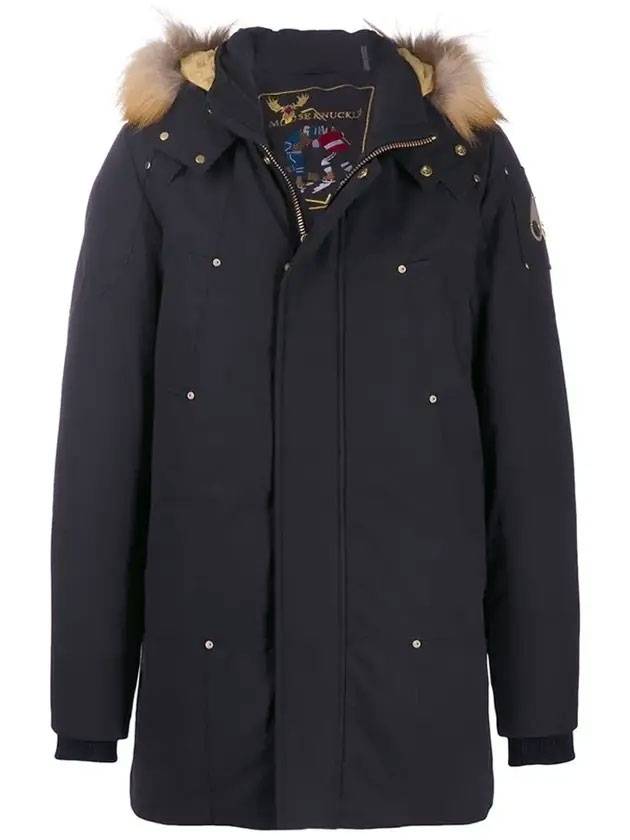 Stage Lake Parka Black Brown Fur Black - MOOSE KNUCKLES - BALAAN 1