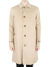 Inner Pattern Single Coat Beige - BURBERRY - BALAAN.