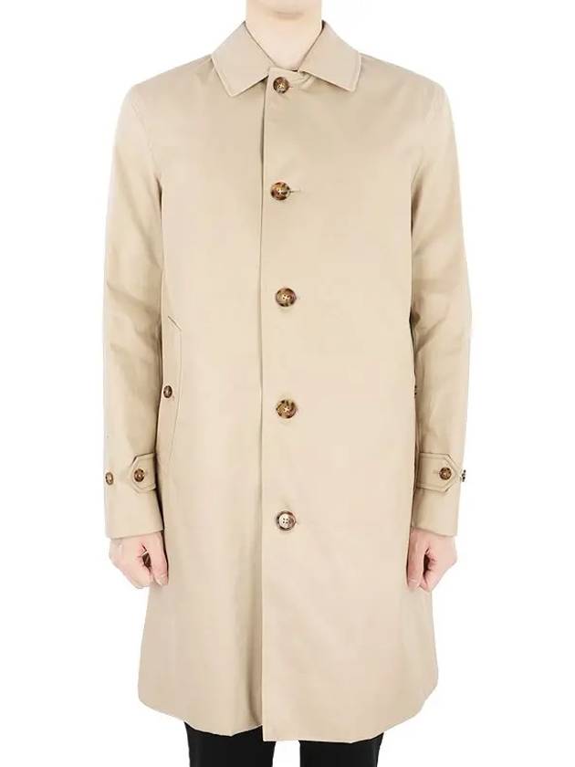 Inner Pattern Single Coat Beige - BURBERRY - BALAAN 2