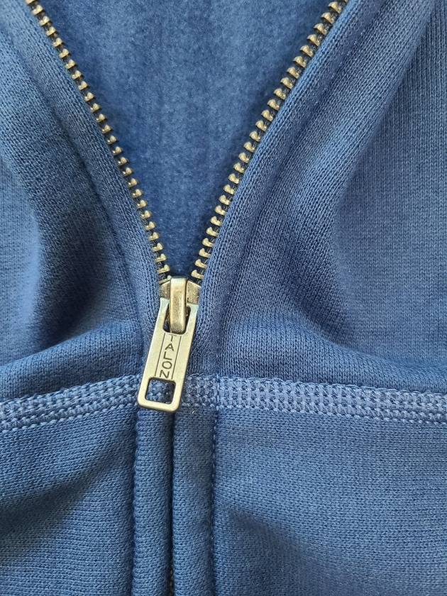 RL fleece hooded zip up Harrison blue - POLO RALPH LAUREN - BALAAN 7