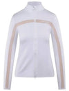 Seasonal Janice Mid Layer Track Jacket White - J.LINDEBERG - BALAAN 2