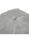 UNISEX CASHMERE ESSENTIAL BERET GRAY - OGARP - BALAAN 4