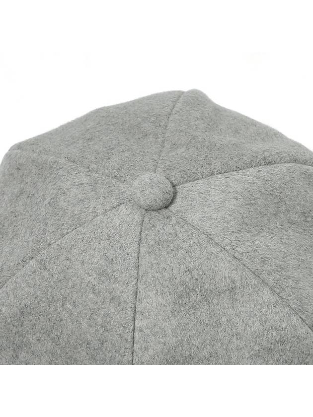 UNISEX CASHMERE ESSENTIAL BERET GRAY - OGARP - BALAAN 4