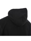 UMK0289 BLACK classic logo black hoodie - KITON - BALAAN 7