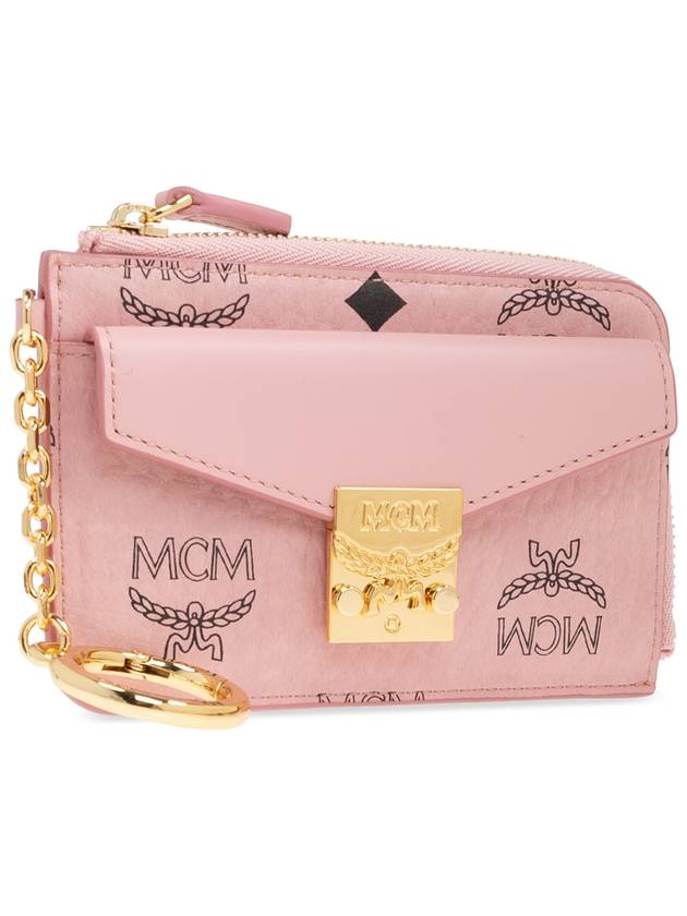 MCM Wallet With Keychain, Women's, Pink - MCM - BALAAN 4