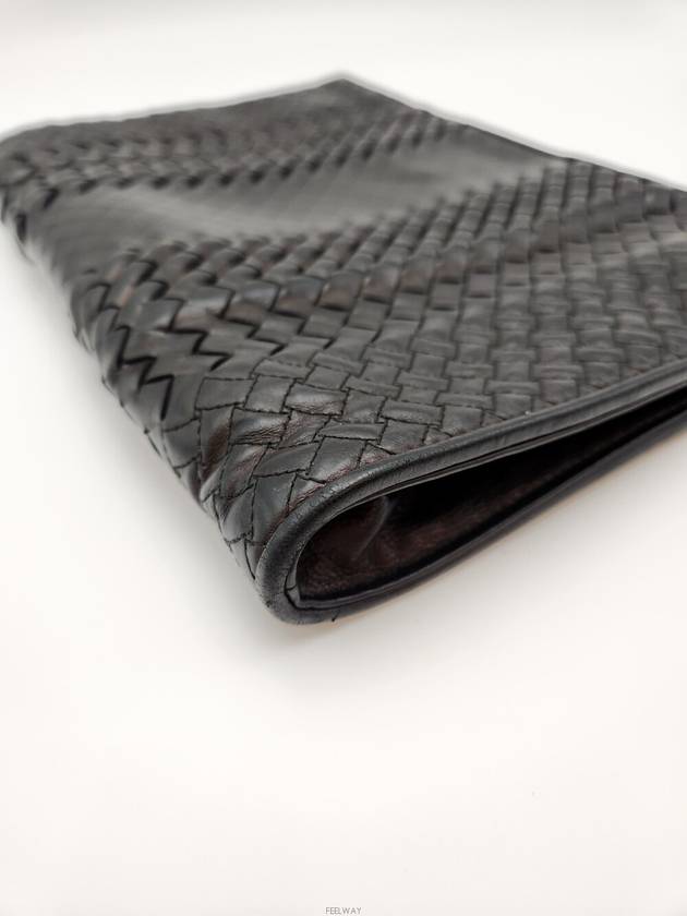 Daol Beomeo Branch Bottega Intrecciato Clutch Black Condition A - BOTTEGA VENETA - BALAAN 3