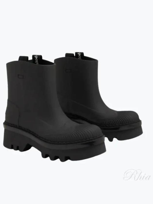 Women's Raina Rain Boots Black - CHLOE - BALAAN 2