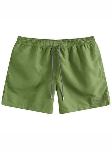 Happy Face Logo Swim Shorts Green - PAUL SMITH - BALAAN 1