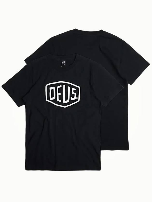 All sizes Deus Shield short sleeve t-shirt black DMW41808E - DEUS EX MACHINA - BALAAN 1