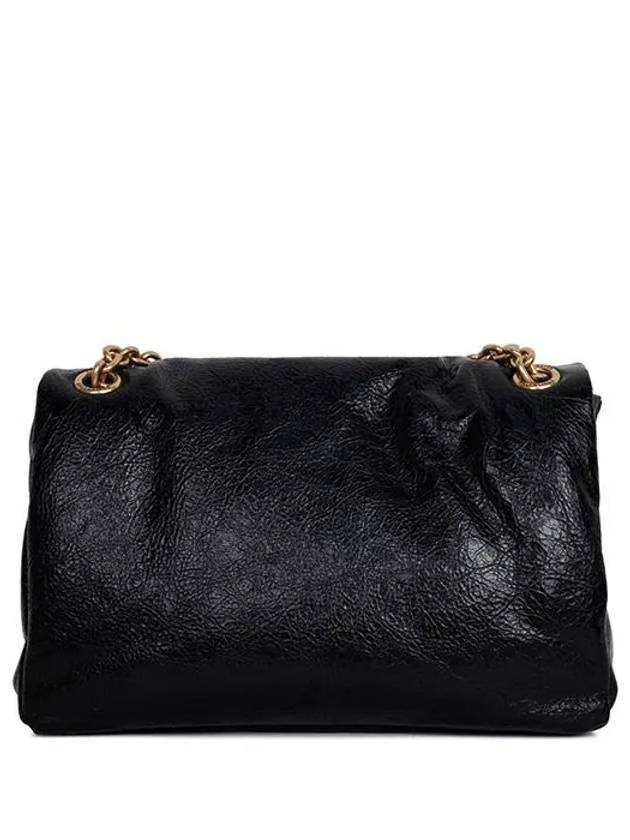 Monaco Small Chain Shoulder Bag Black - BALENCIAGA - BALAAN 3