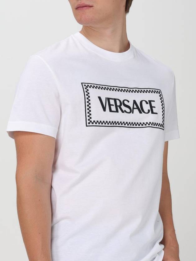 T-shirt Versace con logo a contrasto - VERSACE - BALAAN 5