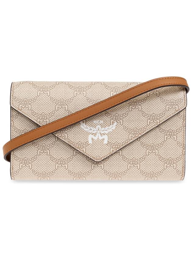 MCM Wallet On A Strap, Women's, Cream - MCM - BALAAN 1