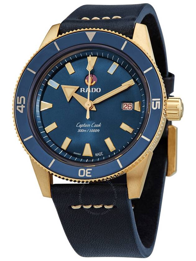 Captain Cook Automatic Bronze Blue Dial Men's Watch R32504205 - RADO - BALAAN 1