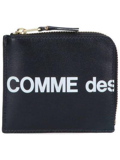 Huge Logo Coin Purse Black - COMME DES GARCONS WALLET - BALAAN 2