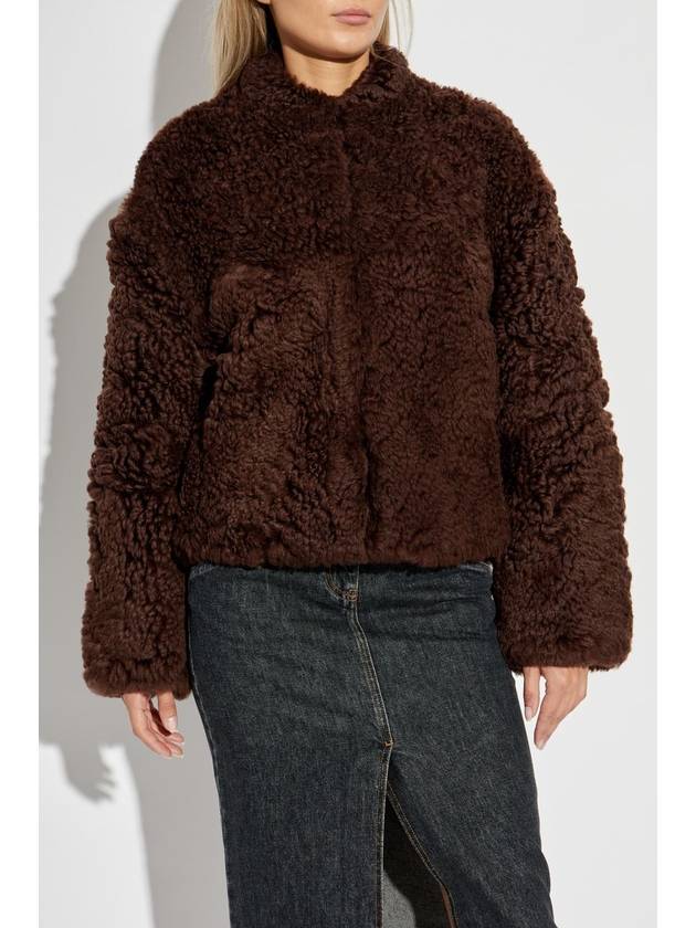 Iro Fur Jacket Ambrosis, Women's, Brown - IRO - BALAAN 3