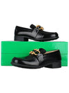 Leather Loafers Black - BOTTEGA VENETA - BALAAN 11